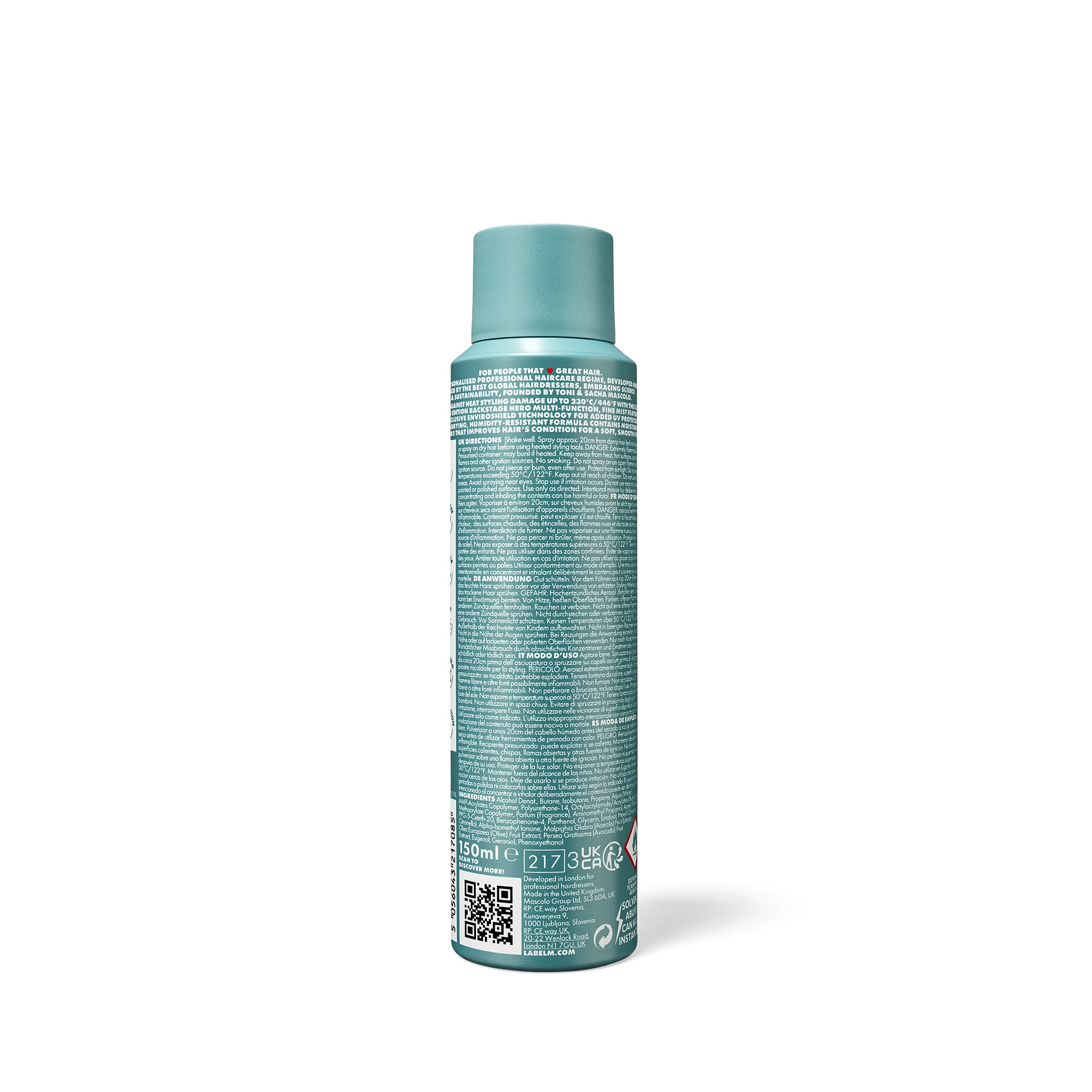 LABEL.M Fashion Edition Heat Protection Mist - TONI&GUY
