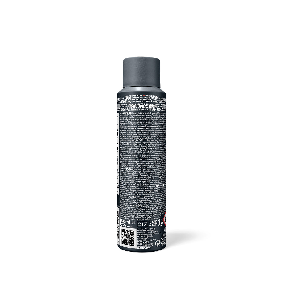 LABEL.M Fashion Edition Wax Spray - TONI&GUY