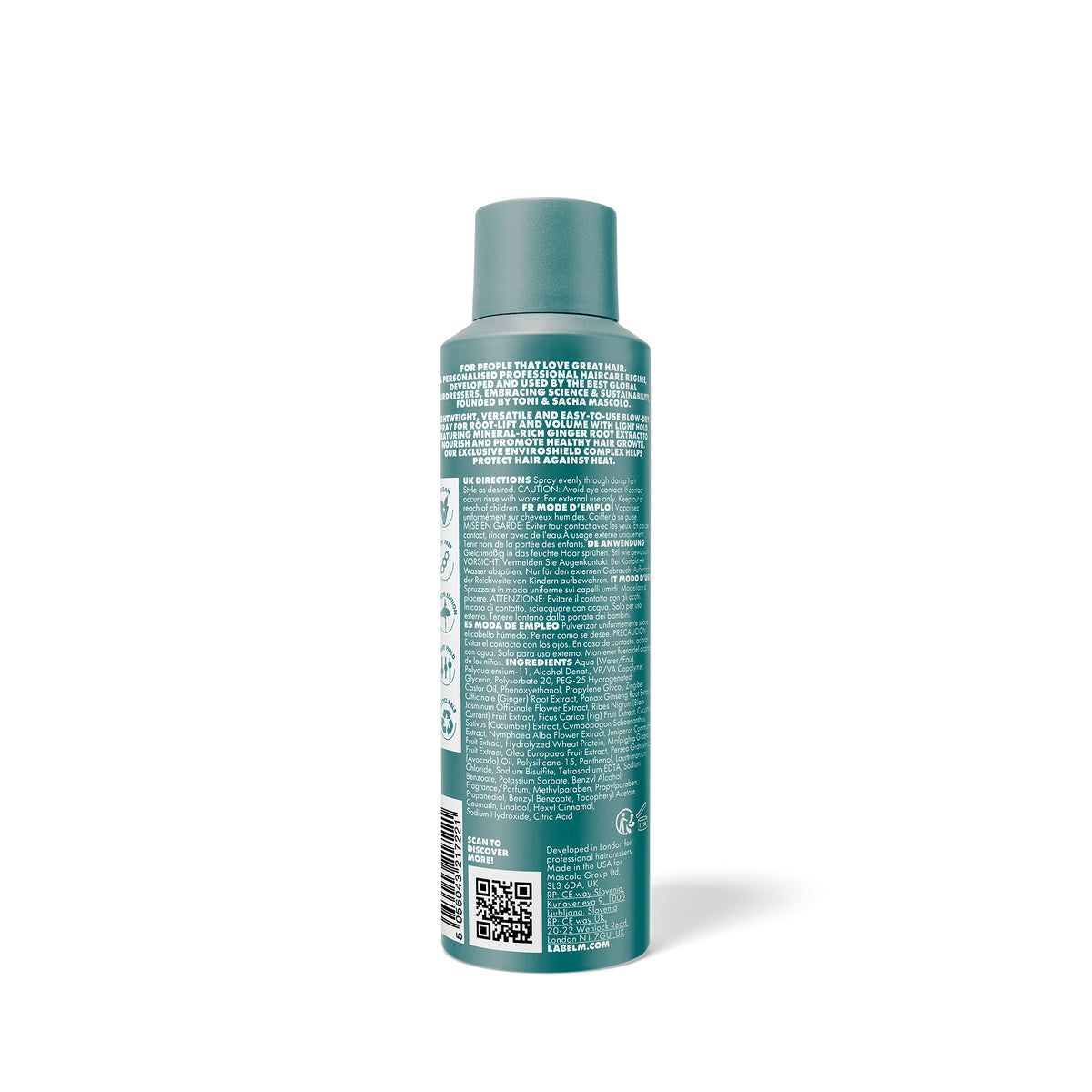 LABEL.M Fashion Edition Blow Out Spray - TONI&GUY
