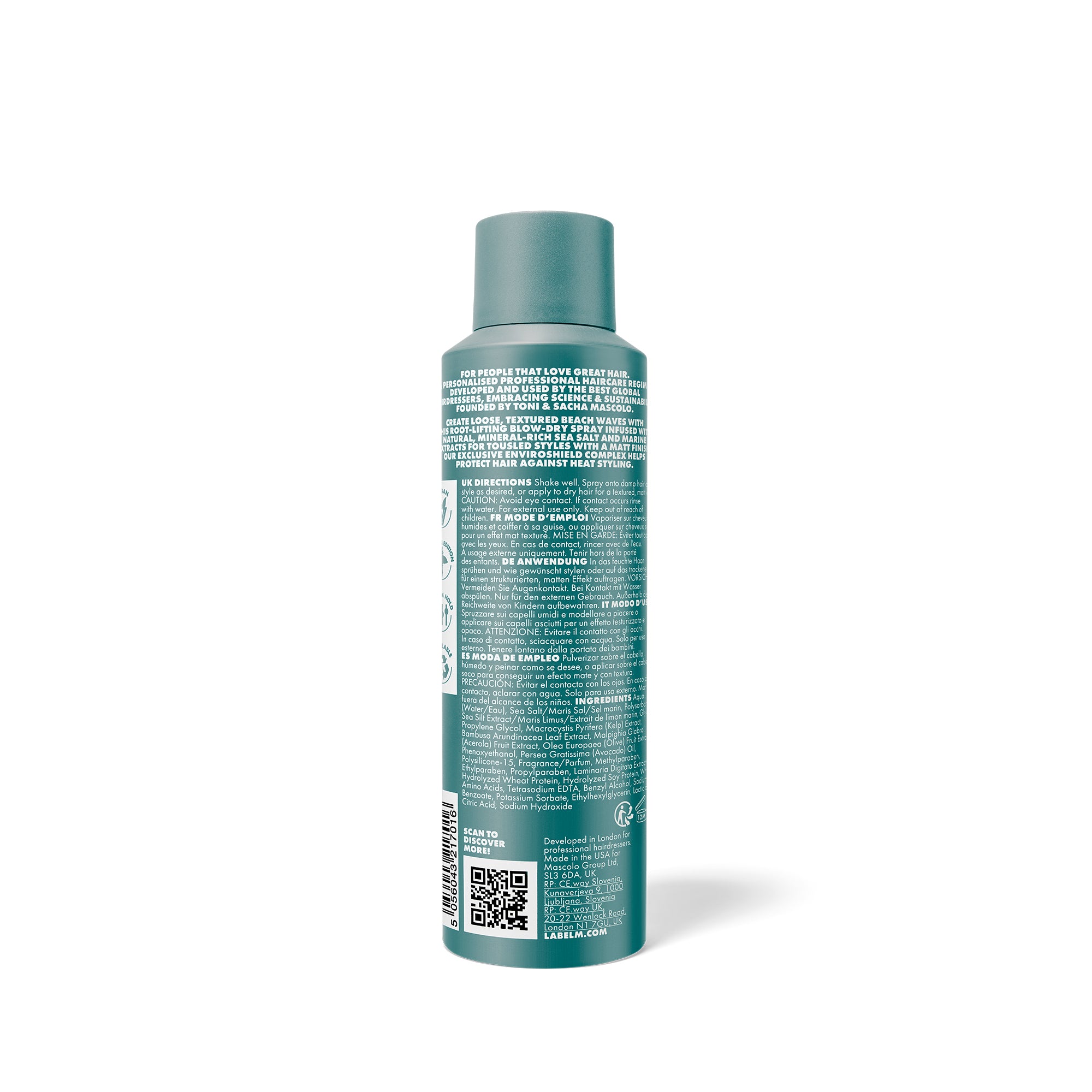 LABEL.M Fashion Edition Sea Salt Spray - TONI&GUY