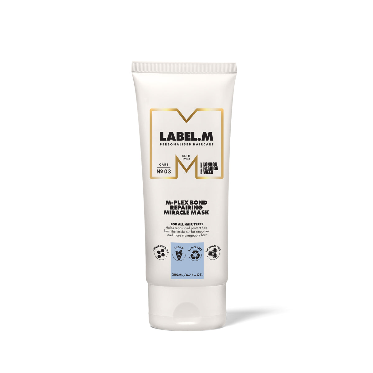 LABEL.M M-Plex Bond Repairing Miracle Mask - TONI&GUY