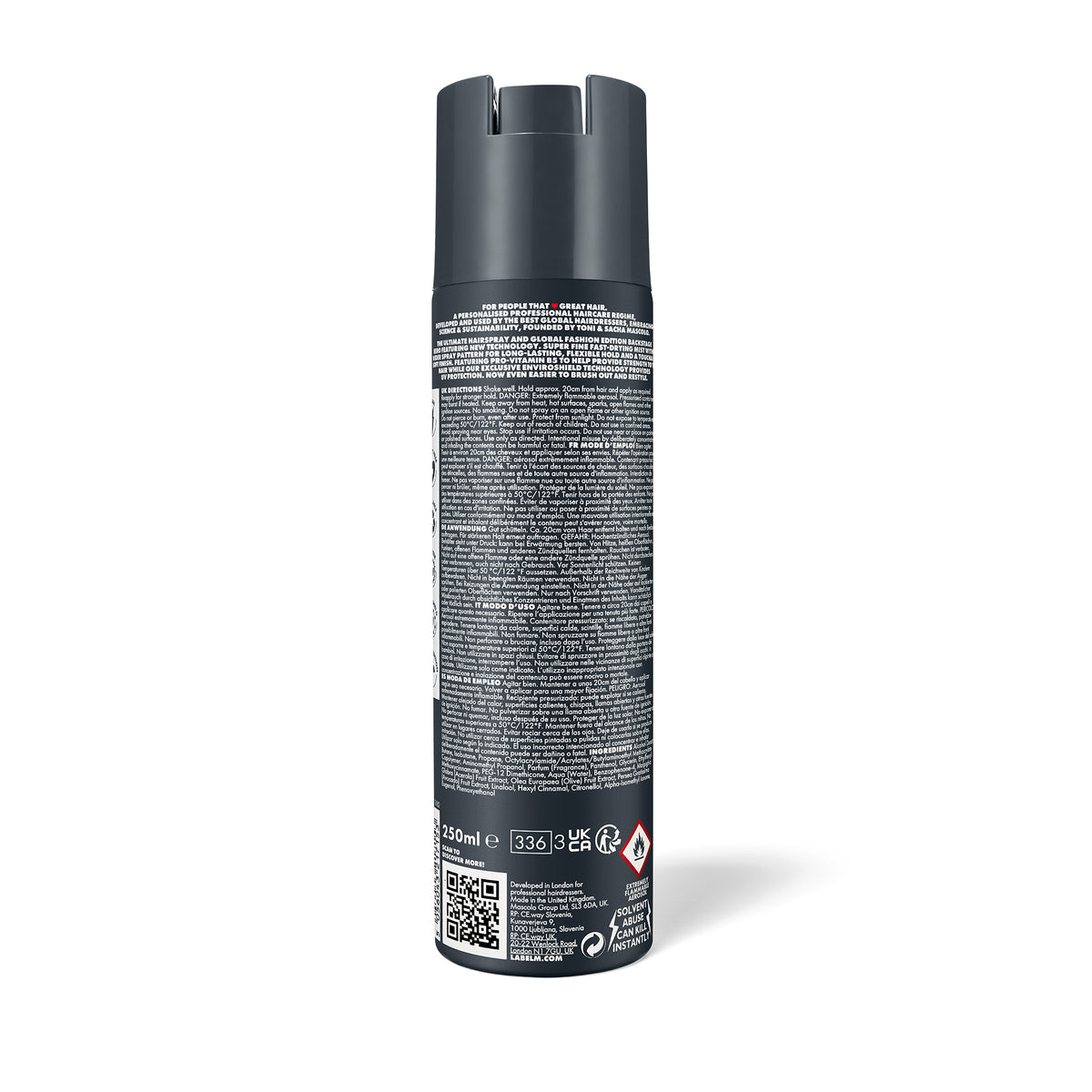 LABEL.M Fashion Edition Ultimate Hairspray - TONI&GUY
