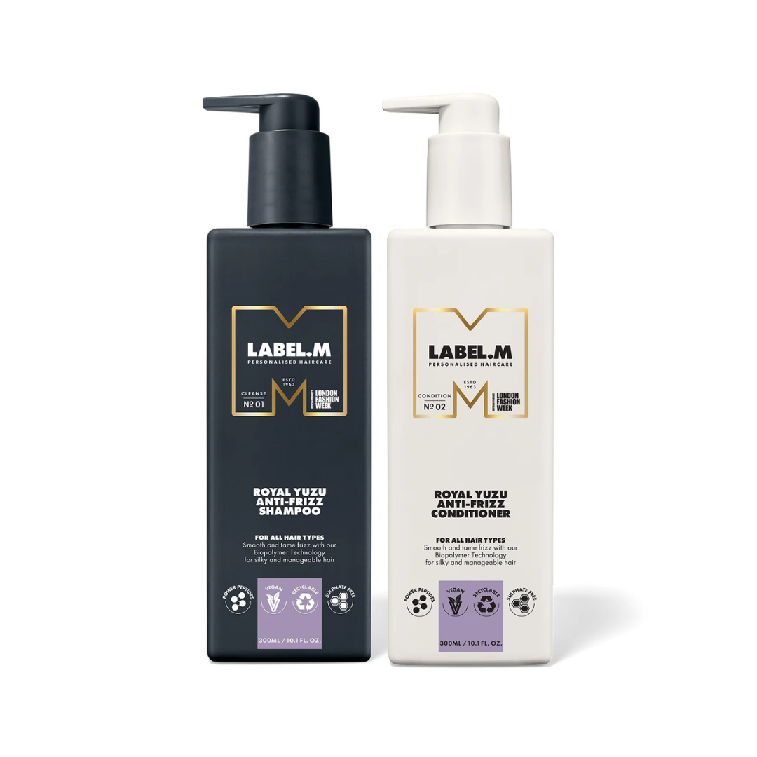 LABEL.M Royal Yuzu Shampoo & Conditioner Anti-Frizz Set - TONI&GUY