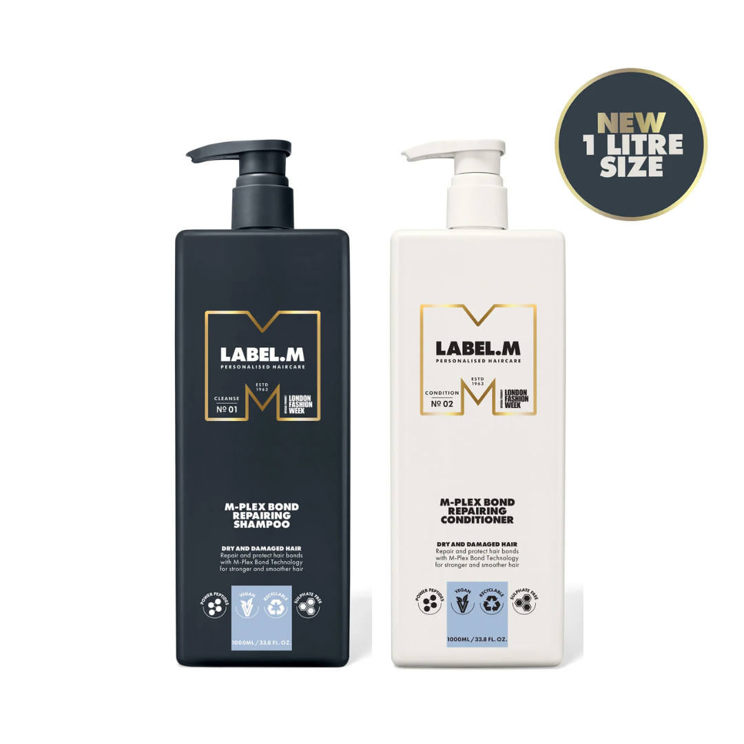 LABEL.M M-Plex Bond Repairing Shampoo & Conditioner Set 1000ml - TONI&GUY