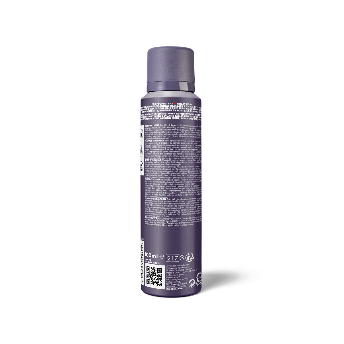 LABEL.M Humid-Defy Mist - TONI&GUY