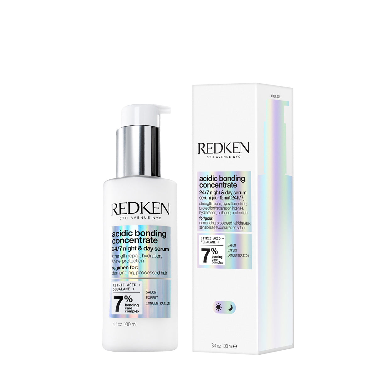 Redken Acidic Bonding Concentrate 24/7 Night & Day Serum 100ml - TONI&GUY